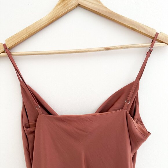 Altar'd State Terracotta Midi Dress - Picture 6 of 11